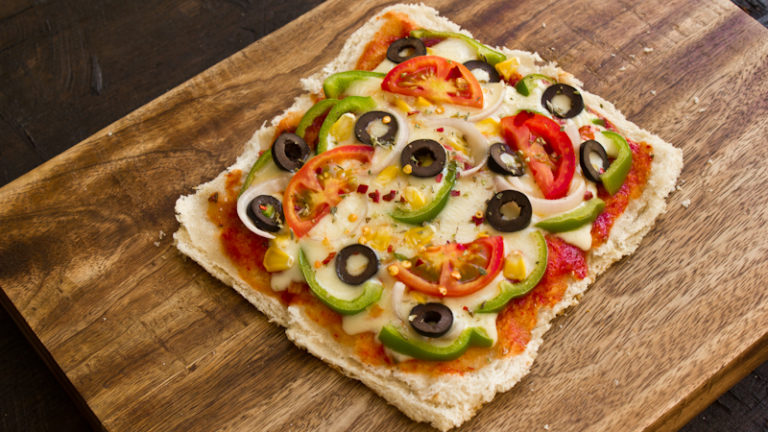 Bread Pizza recipe 1 bread pizza recipe