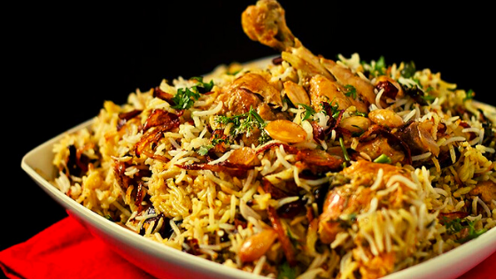 Hyderabadi dum biryani
