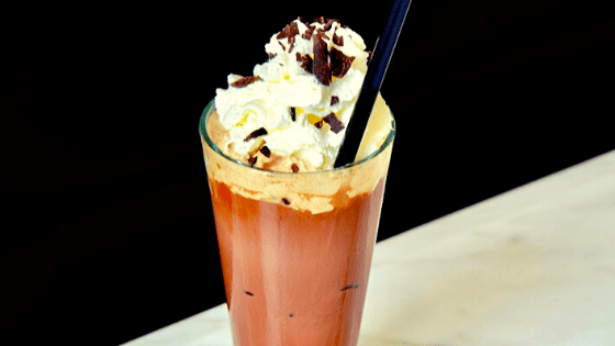 cold coffy with venilla ice cream and nuts (1)