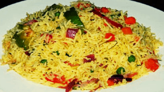 Dal Sabji Biryani दाल सब्जी बिरयानी