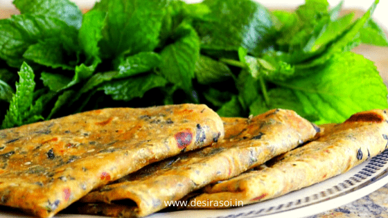 pudina paratha