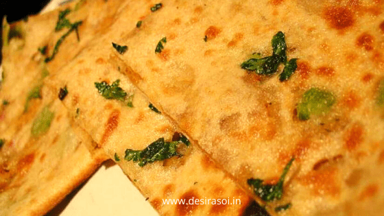suji methi paratha recipe