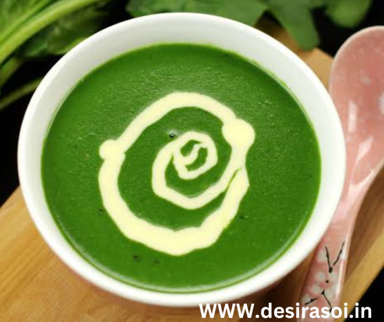 Palak Soup Recipe- पालक सूप 7